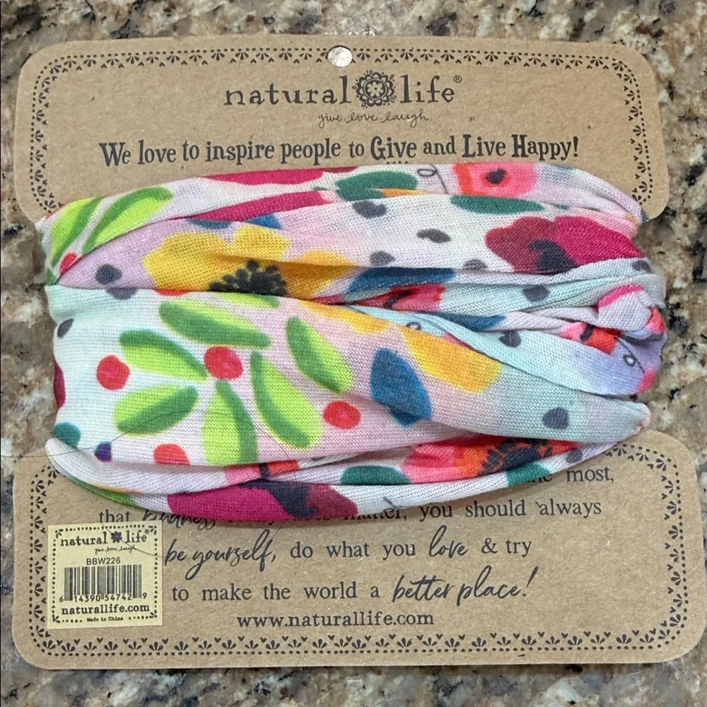 Natural Life Boho Bandeau - Floral Multicolor - Picture 3 of 3